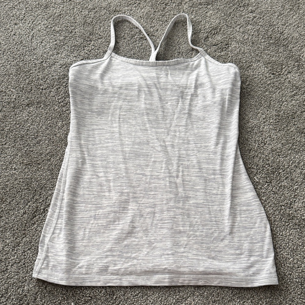 lululemon athletica Light Gray Camisole SEE PHOTO FOR SIZING
